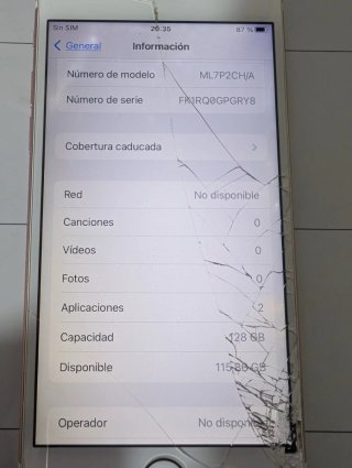 iPhone 6s | 128GB | cuenta libre de icloud - Leer