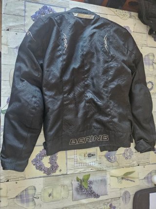 Chaqueta Moto Lady Bering T1 Negra