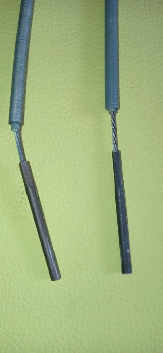 Cable Acelerador Renault 5L y TL. 2 modelos.