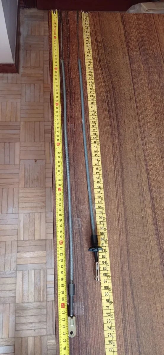 Cable Acelerador Renault 5L y TL. 2 modelos.