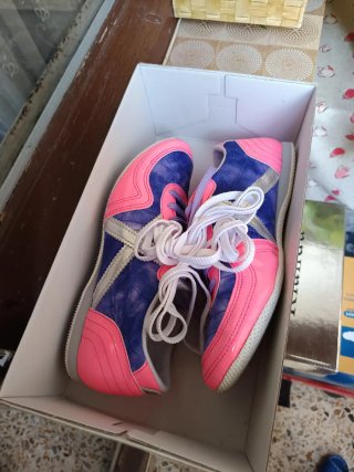 Zapatillas Munich Mujer Rosa y Morado