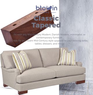Patas madera maciza 5cm repuesto muebles