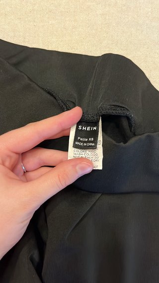 Pantaloni sportivi Shein neri taglia XS