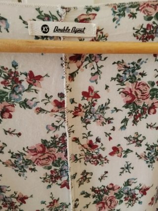Conjunto Pantalón Verde y Kimono Flores
