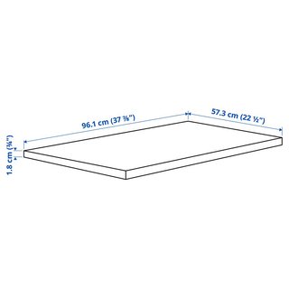 Balda KOMPLEMENT IKEA 100x58