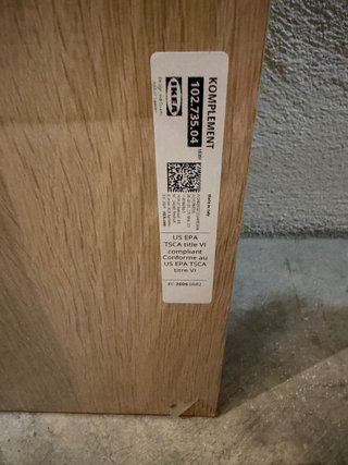 Balda KOMPLEMENT IKEA 100x58