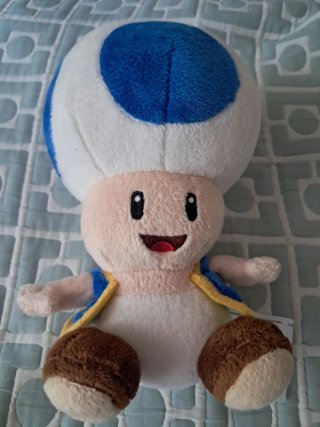 Peluche Toad Azul Super Mario