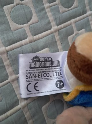 Peluche Toad Azul Super Mario