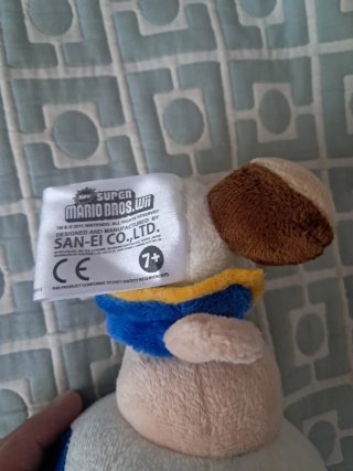Peluche Toad Azul Super Mario