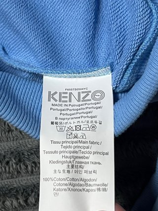 Sudadera Kenzo Paris original Azul Talla L Nuevo