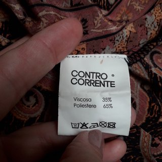 Contro Corrente gonna midi fantasia paisley t. S/M