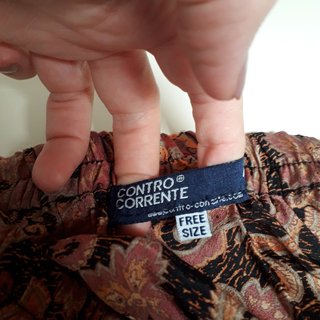 Contro Corrente gonna midi fantasia paisley t. S/M