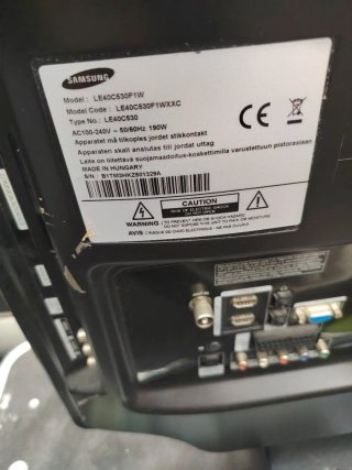 Samsung TV Negra