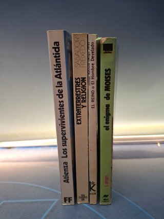 Lote 4 Libros Variados, atlantida, Extraterrestres y religion, Enigmas...