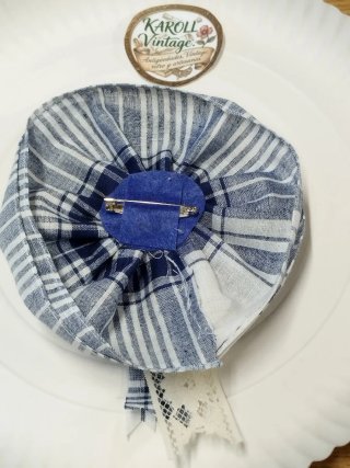 Gran broche tela pañuelo festero