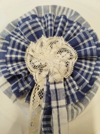 Gran broche tela pañuelo festero