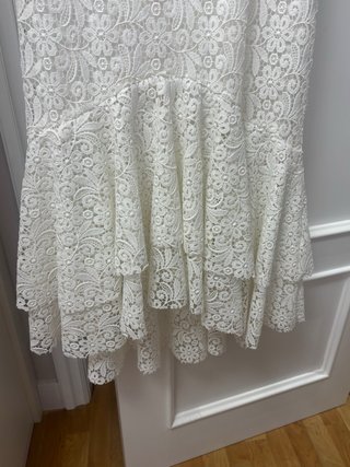 Vestido blanco Zara encaje