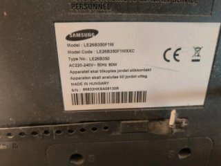 TV Samsung 26 Negra