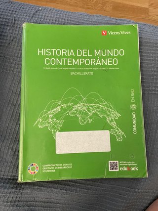 Historia del mundo contemporáneo 1 Bachillerato