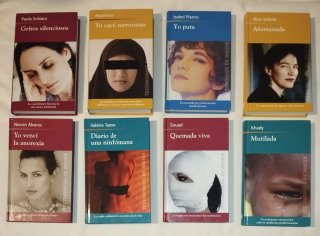 Colección libros testimonios de mujer