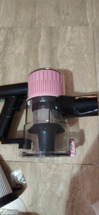 Aspiradora Inalámbrica Rosa y Negra