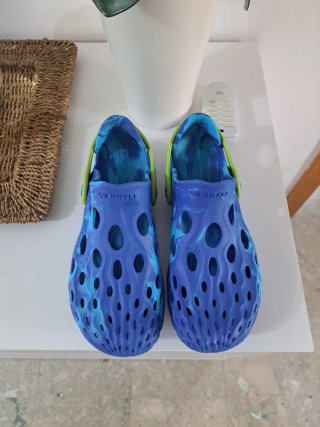 Chanclas Merrell Azul y Verde Talla 38-39 eu