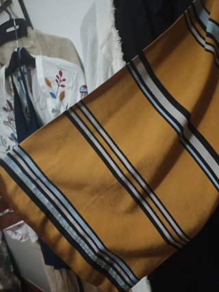 Kimono Zara Rayas Pájaros lentejuelas