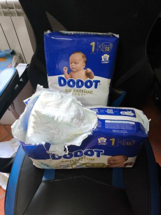 Pañales Dodot Sensitive Talla 1 (2-5 kg)
