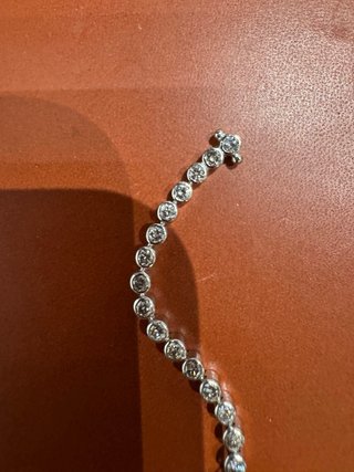 Pulsera Riviere Oro y Brillantes