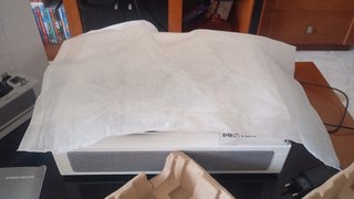 Leitor de Vinil Prixton Branco e Cinza