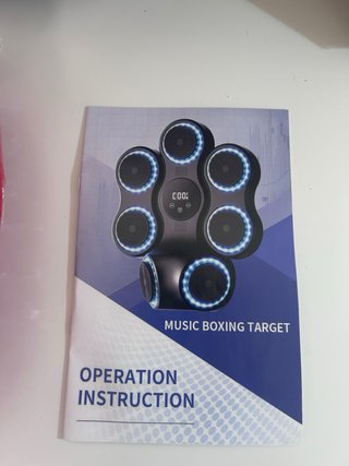 Máquina Boxeo Musical + Guantes Gimnasio