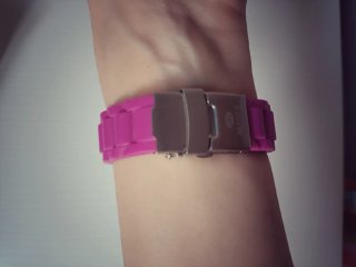 RELOJ MAREA FUCSIA