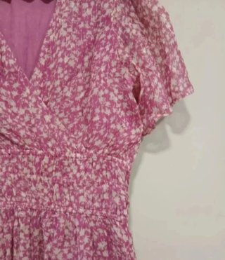 Vestido Brownie rosa estampado floral talla M