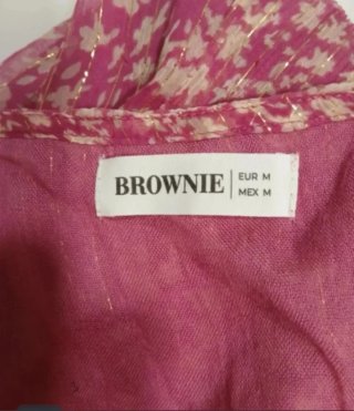Vestido Brownie rosa estampado floral talla M