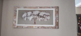 Cuadro árbol salón moderno