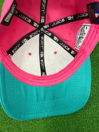 Gorra NY New Era Rosa y Turquesa