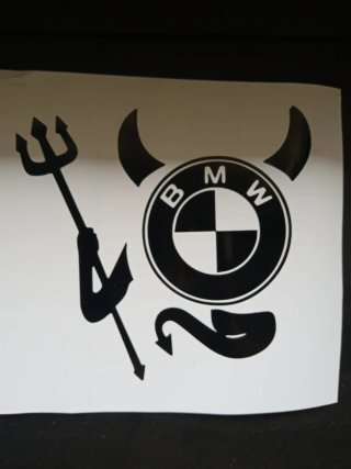 Pegatina BMW Diabólico