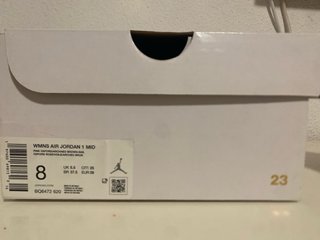 Mujer Jordan 1 Mid Rosa y Marrón