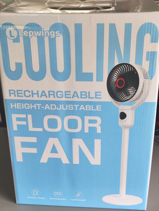 NUEVO! Ventilador Recargable Lepwings 10400mAh