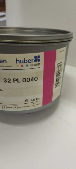 Latta inchiostro tipografico HBL PANTONE RUBINE RE