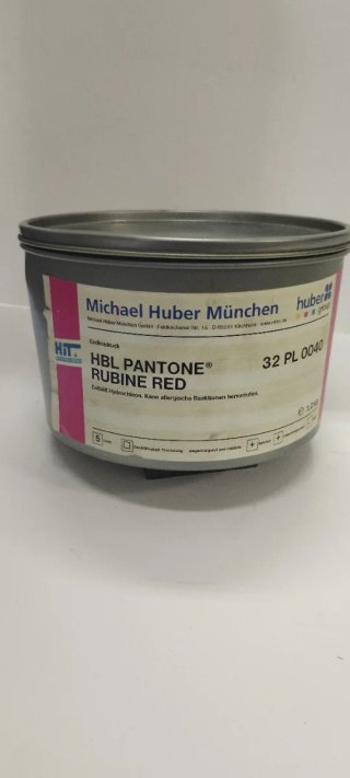 Latta inchiostro tipografico HBL PANTONE RUBINE RE