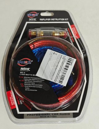 Kit Cables Amplificador para Coche 1500W Subwoofer