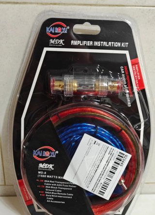 Kit Cables Amplificador para Coche 1500W Subwoofer