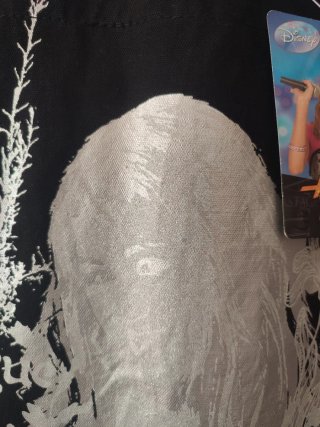 Bolsa Tote Hannah Montana Negra y Plateada
