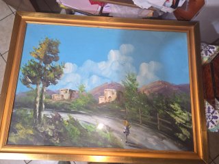 Quadro salotto tela paesaggio