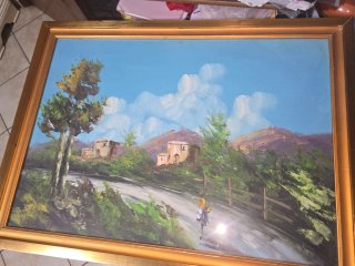 Quadro salotto tela paesaggio