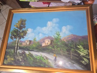 Quadro salotto tela paesaggio