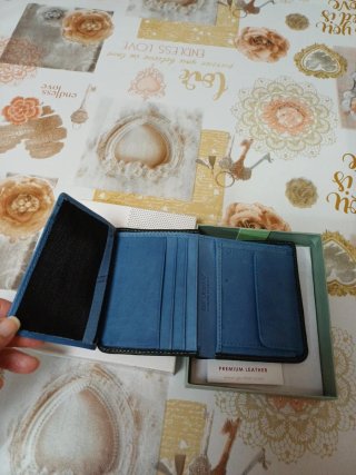 Cartera hombre GSURBAN Piel RFID Azul Negra