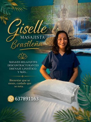 Masajista Brasileña. Ponte en buenas manos !