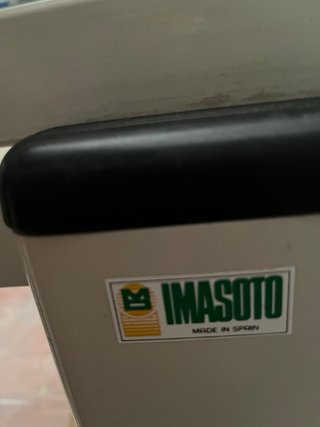 Tavolo da disegno in metallo e legno